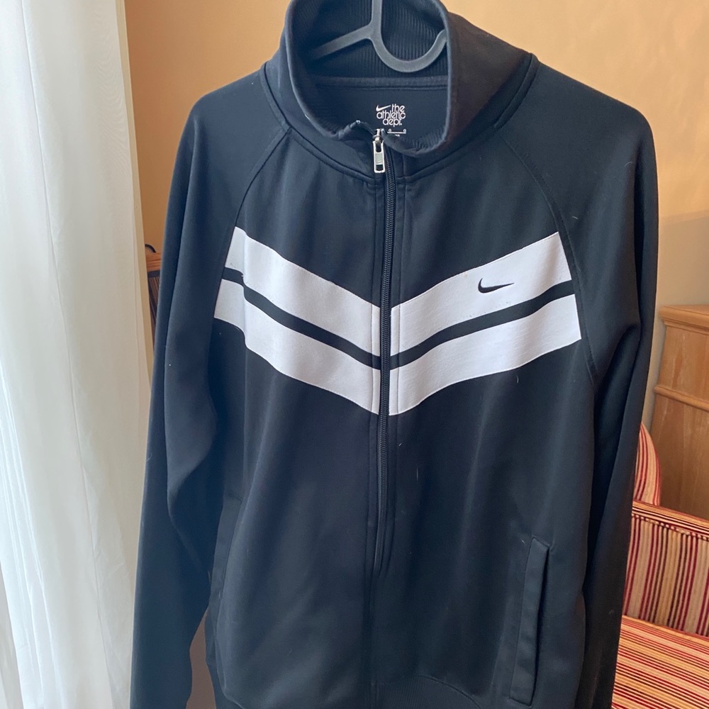 Nike men black sport jacket